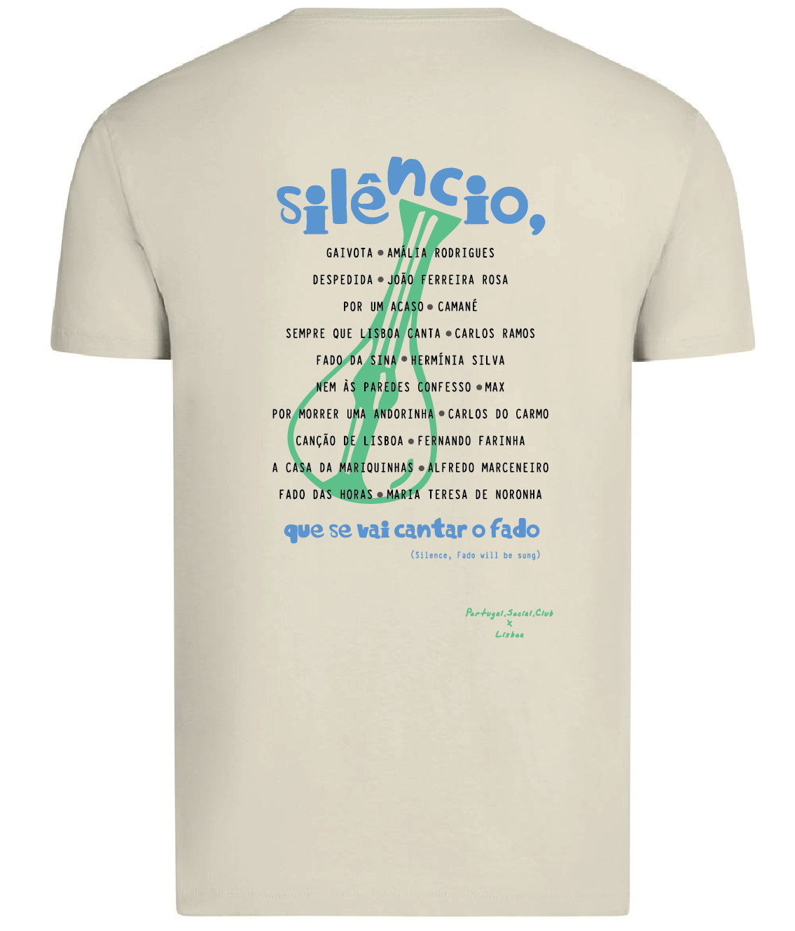 Silêncio, que se vai canta o fado - Regular Fit