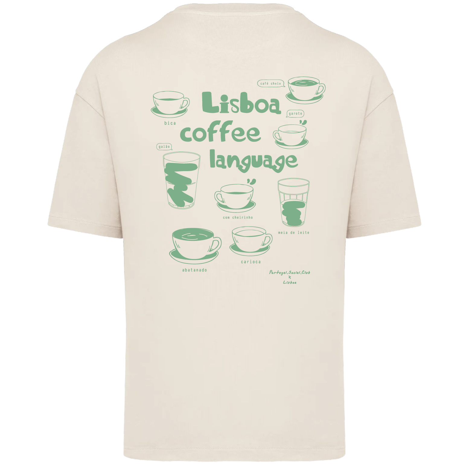 Lisboa Coffee Language - Oversize